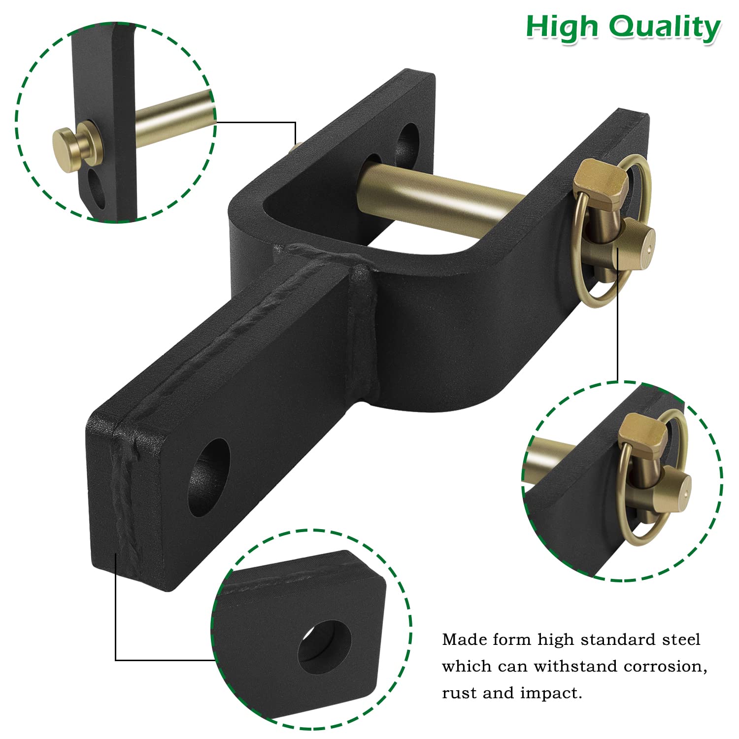 Adaptateur d'attelage Rapide Polyvalent utilisé pour régler Les mouvements du Support de maillon supérieur pour Les maillons supérieurs de catégorie 1