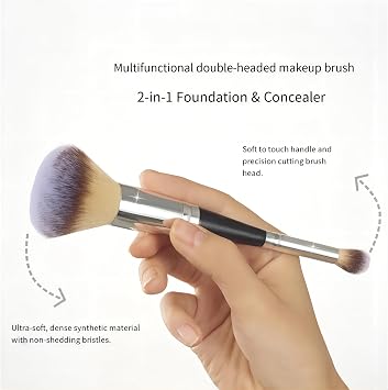 Contour Palette, 12 Color Contouring Highlight Concealer Powder with Double Head Brush, Makeup Gifts for Women, A