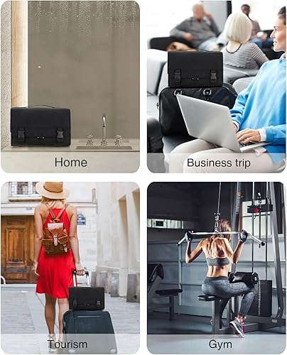 Miniatura 7 de Bolsa de viaje para secadora de pelo, compatible con Dyson Airwrap Styler, bolsa de almacenamiento portátil con aislamiento térmico, bolsa de