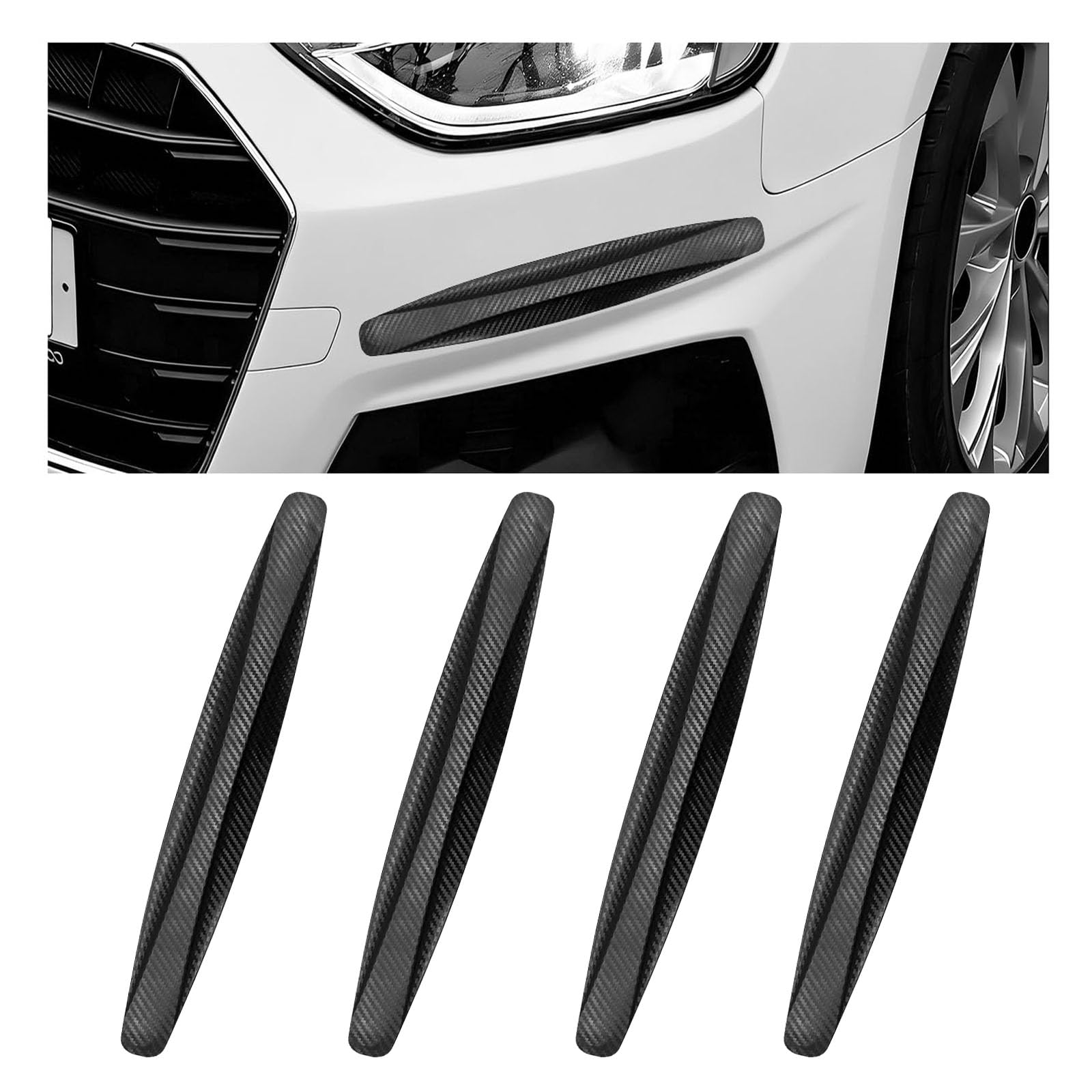 MEILIANQIPEI 4 Pcs Car Bumper Protector for Porsche Panamera (G2) 2016-2023, Door Edge Guard Flexible Trim Anti Collision Strip