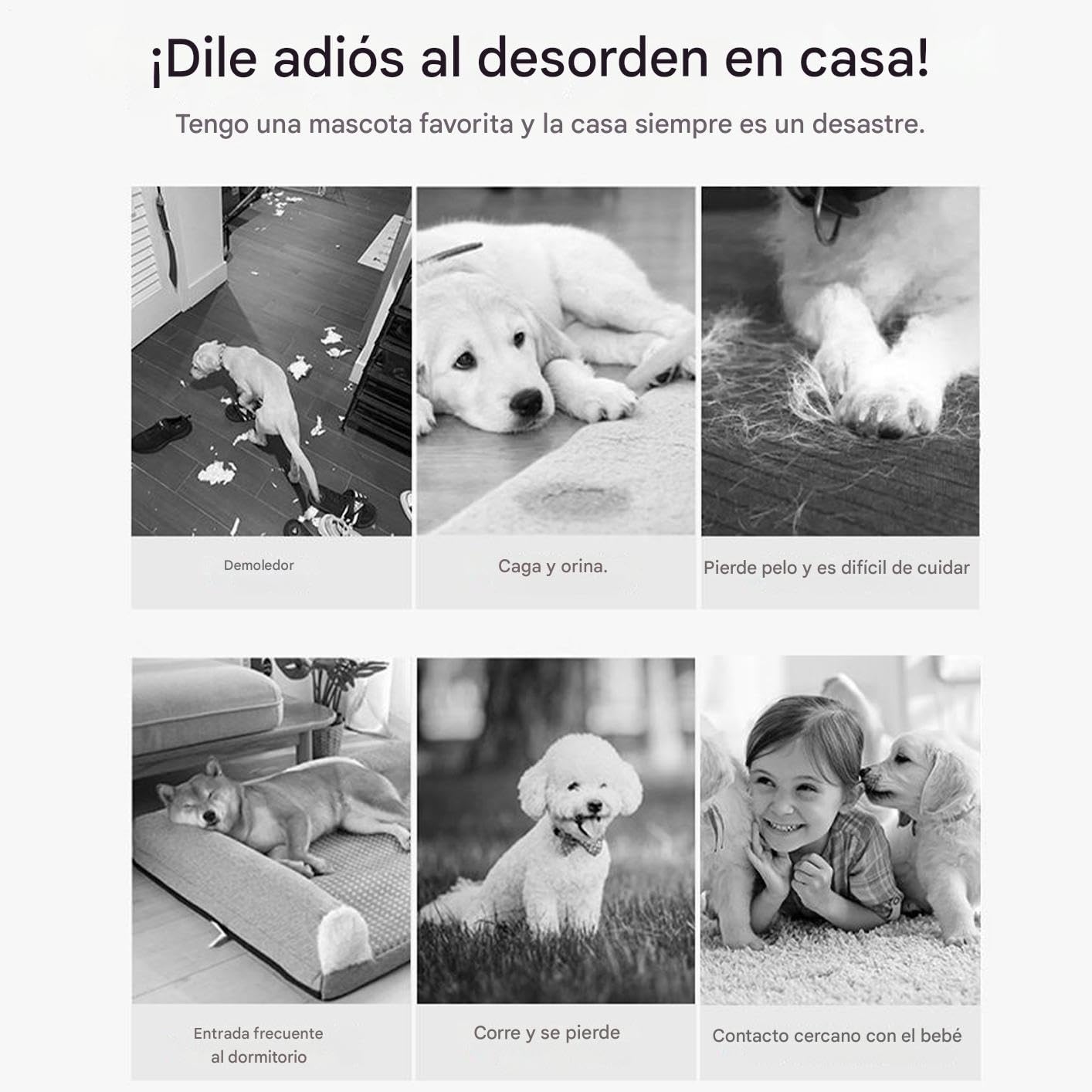 Barrera Retráctil para Perros En Puerta Principal - De Seguridad para Cercado 45x150cm,Protección para Perros en Escaleras | para Niños Cachorros Interior Exterior Entradas Escaleras