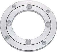 Vista 8 de Placa giratoria de aluminio resistente Lazy Susan con rodamiento giratorio para mesa de comedor (8 pulgadas)