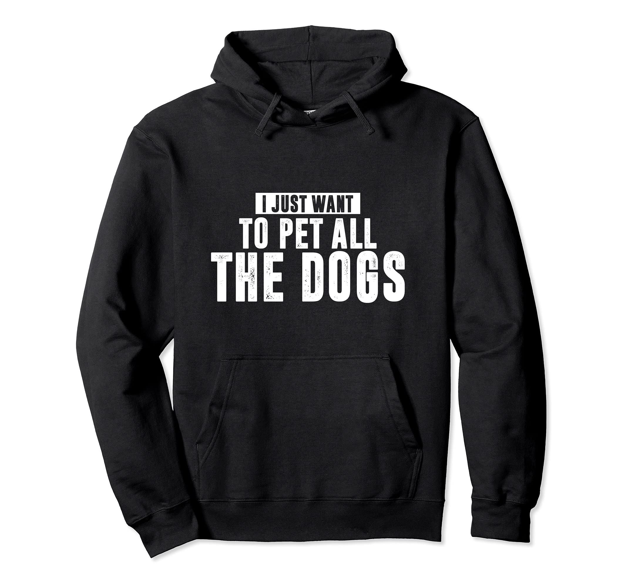 Pet All The Dogs Breed Vet Tech Dog Lover Owner Friend Puppy Pullover Hoodie, Black