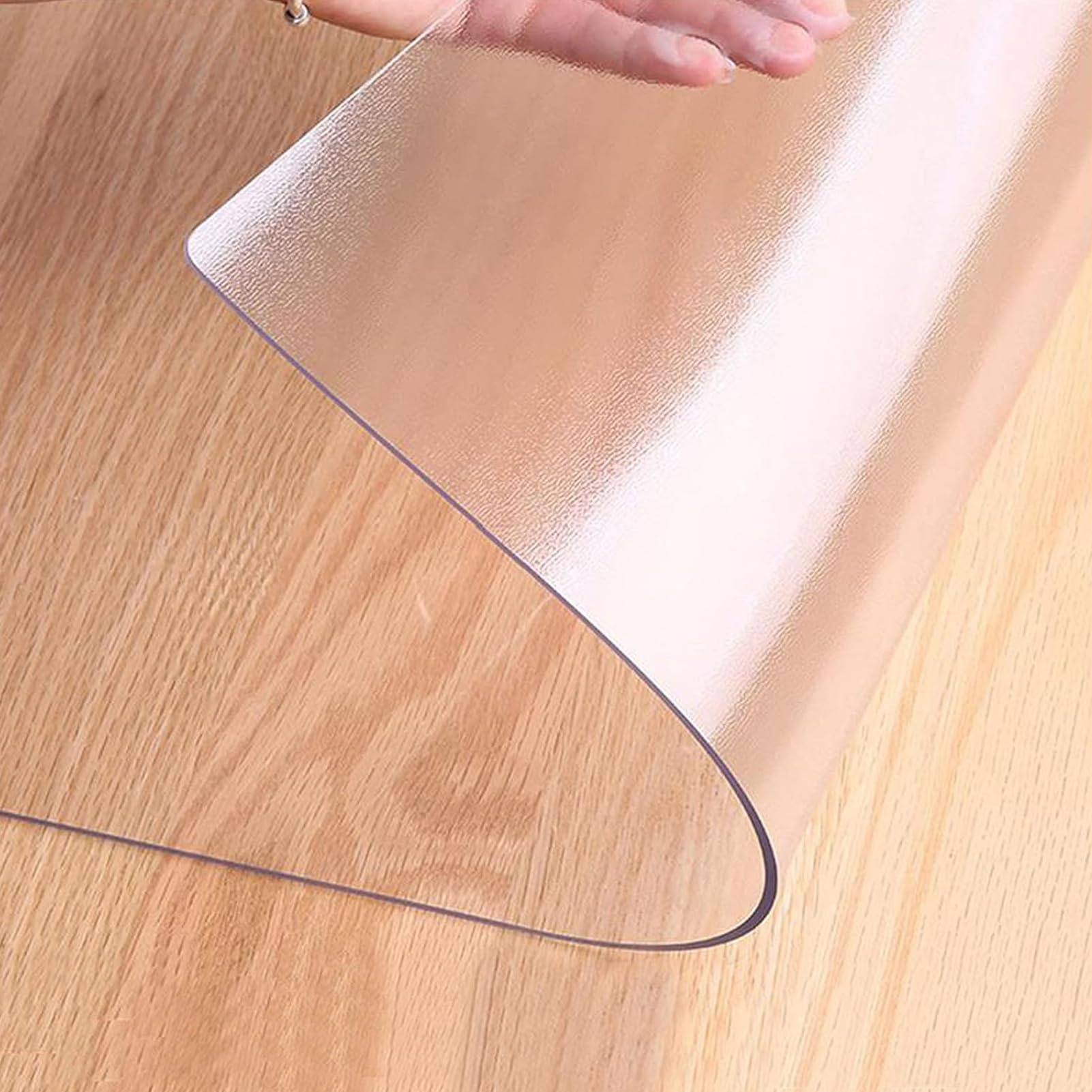 Carpet Chair Protector Mat, Non-Slip and Scratch-Resistant PVC protective pad, Easy to clean, translucent Floor Protector Rectangular Office Desk Floor Mat Chair Mat. (100x120cm/39.37x47.24in)