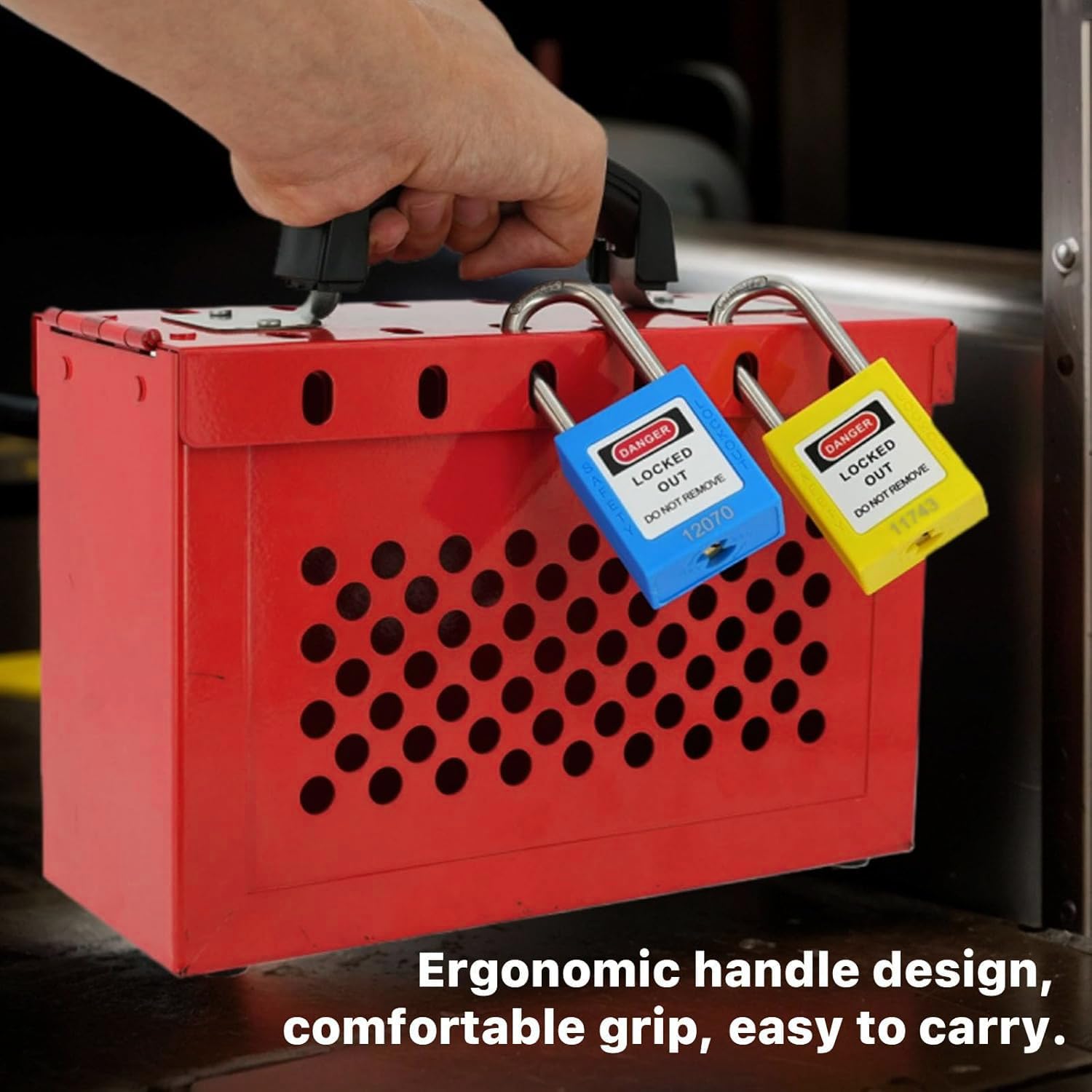 OSHA Lockout Tagout Box - Group Lock Box -7 OSHA Lockout Tagout Box - Group Lock Box -7