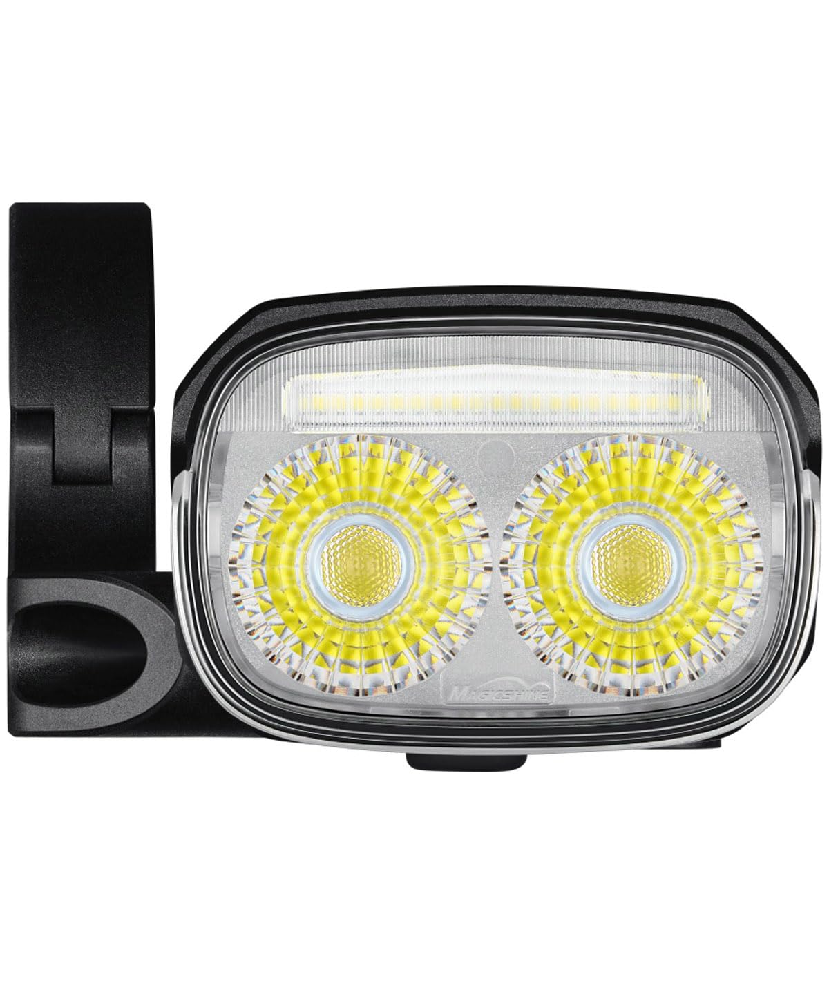 Magicshine ME 2000 Luz Delantera para e-Bike de 2000 LM, DRL y Sensor de luz, 6–12V, IPX6, Aluminio, Montaje en Manillar de 31,8/35 mm