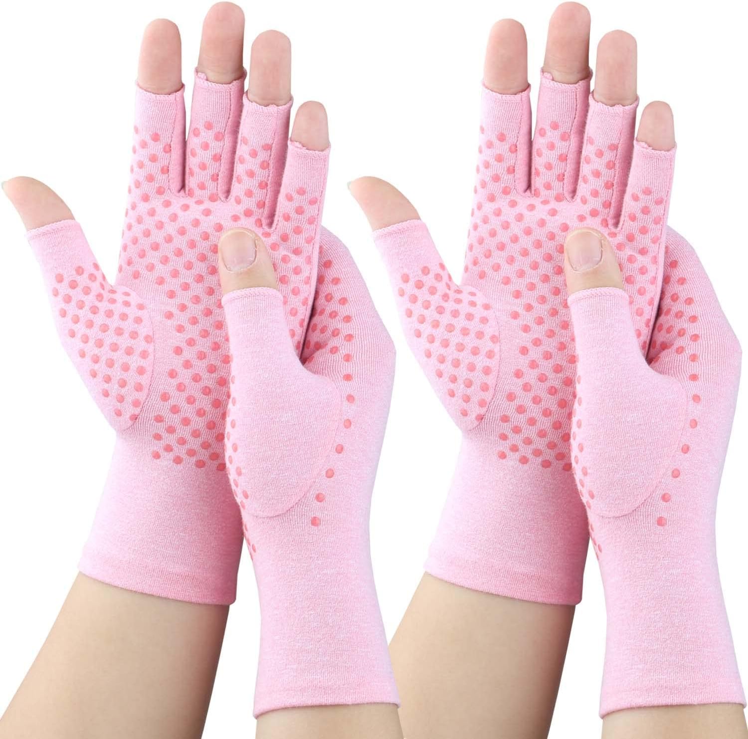 2 Pairs Arthritis Gloves, Compression Glove for Women, Relieve
