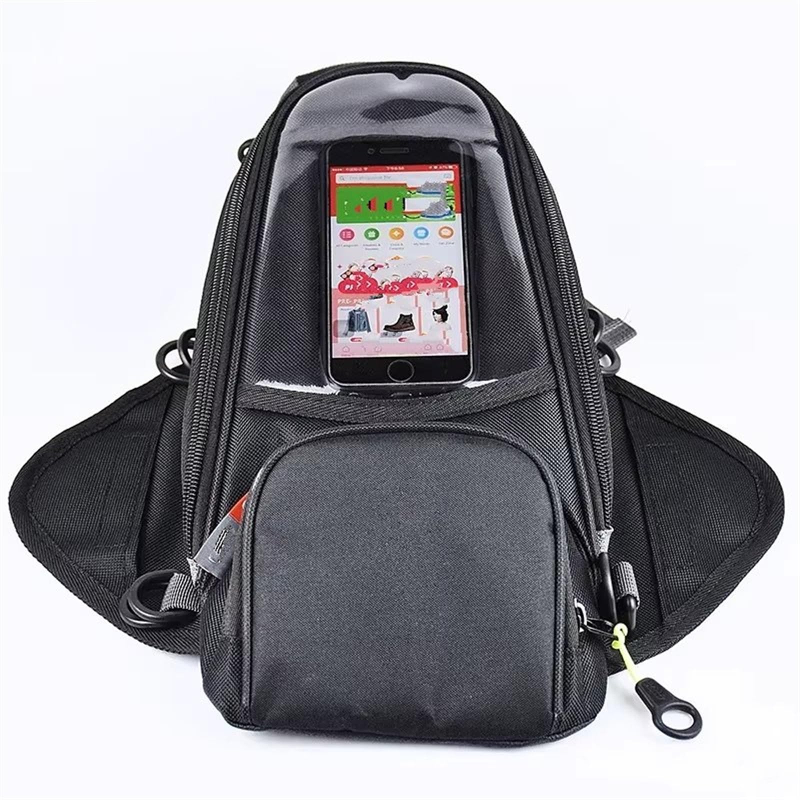 Moto Borsa Posteriore Borsa Da Serbatoio Per Olio E Carburante Per Moto Borsa Multifunzionale Borsa Sella Magnetica Valigia Per Telefono GPS Finestra Valigia