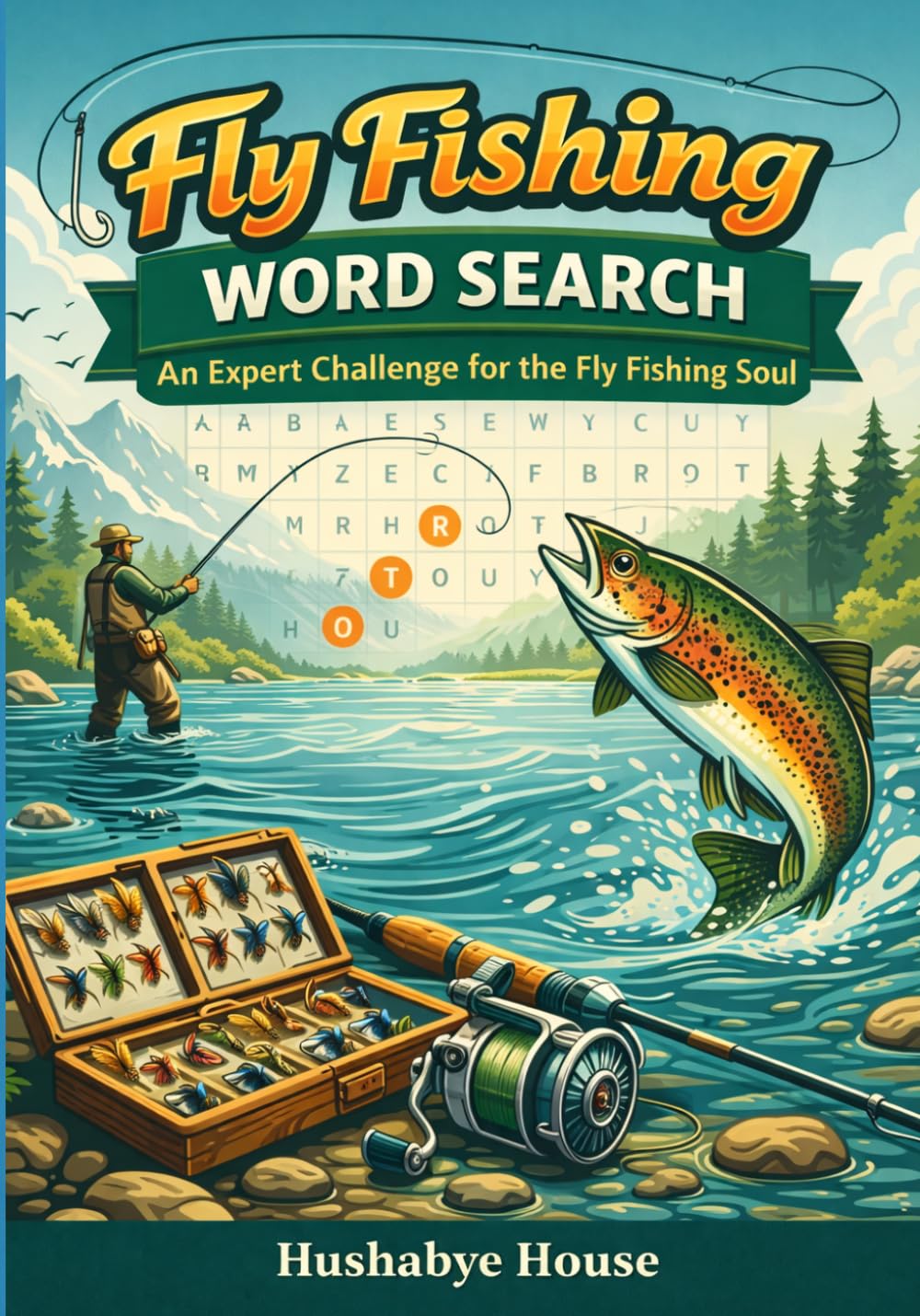 Fly Fishing Word Search: The Complete Enthusiast's Puzzle Book: 51 Themed Puzzles on Flies, Casting, Entomology, Classic Rivers, Salmon, Trout & the ... (Fishing & Fly Fishing Word Search Series)