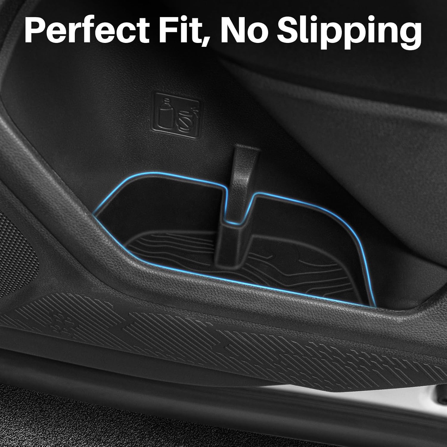 Car Door Side Storage Tray – Front Rear Door Side Storage Box for Subaru Forester 2025-2026, 4-Piece