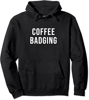 Coffee Badging Pullover Hoodie