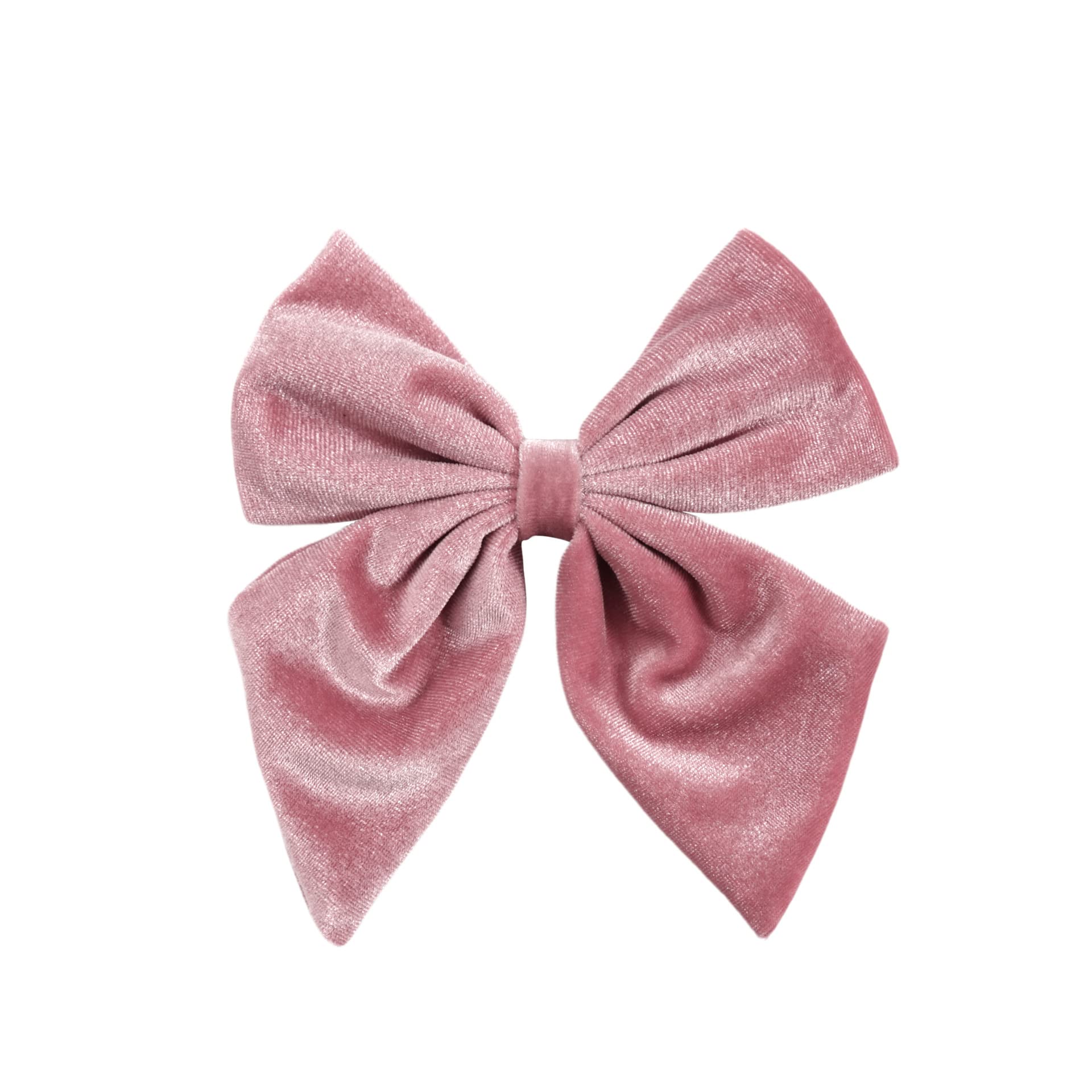Spenlly Women Teens Girls Velvet Hair Bows Clip Kids Little Girls Hair Bow Alligator Clip Hair Barrettes Headwear Hair Accessories (Pink)