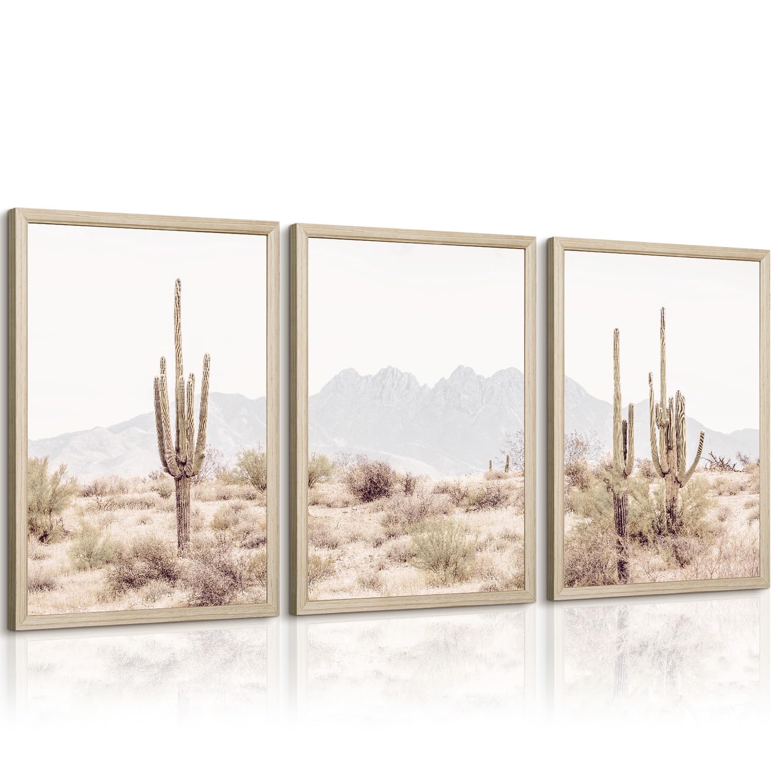 Sonoran Desert Landscape Set of 3