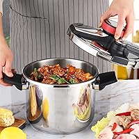 Vista 6 de KOWMdfg Rice Cooker Rotary Household Pressure Cooker Gas Induction Cooker General Stainless Steel Pressure Cooker