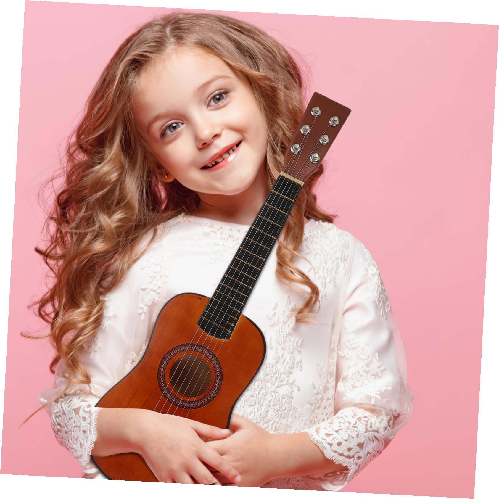 Guitarra de Madera para Niños 23 Pulgadas, Juguete Musical Educativo