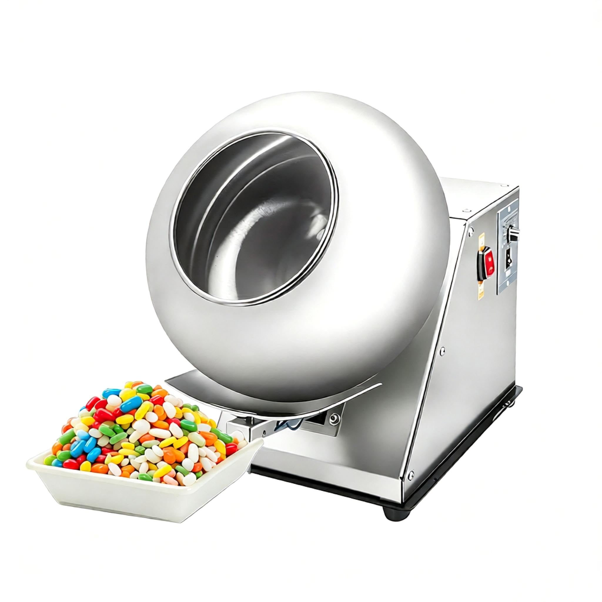 Machine Automatique Commerciale Denrobage De Bonbons, Machine Électrique À Vitesse Réglable Pour Lenrobage Et Le Polissage Du Sucre, 2-5 Kg/h Pour Chocolat Et Confiserie, 220 V
