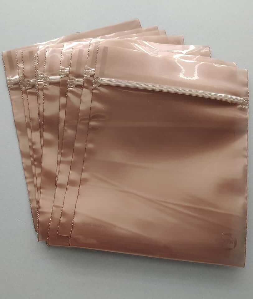 Anti-Tarnish - Translucent Corrosion Intercept® 4" x 4" Anti-Tarnish Zip-Lock Bags (Pack of 10)