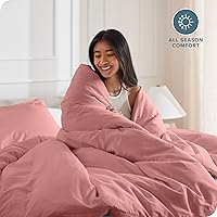 Vista 299 de Bare Home Funda de edredón extra larga – Premium 1800 súper suave – Funda de edredón ligera y fresca – Ropa de cama suave y transpirable