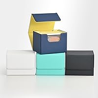 Vista 153 de ZLCA MTG YuGiOh - Caja de cartas para cartas intercambiables, MTG YuGiOh con capacidad para más de 100 tarjetas de una sola funda, caja