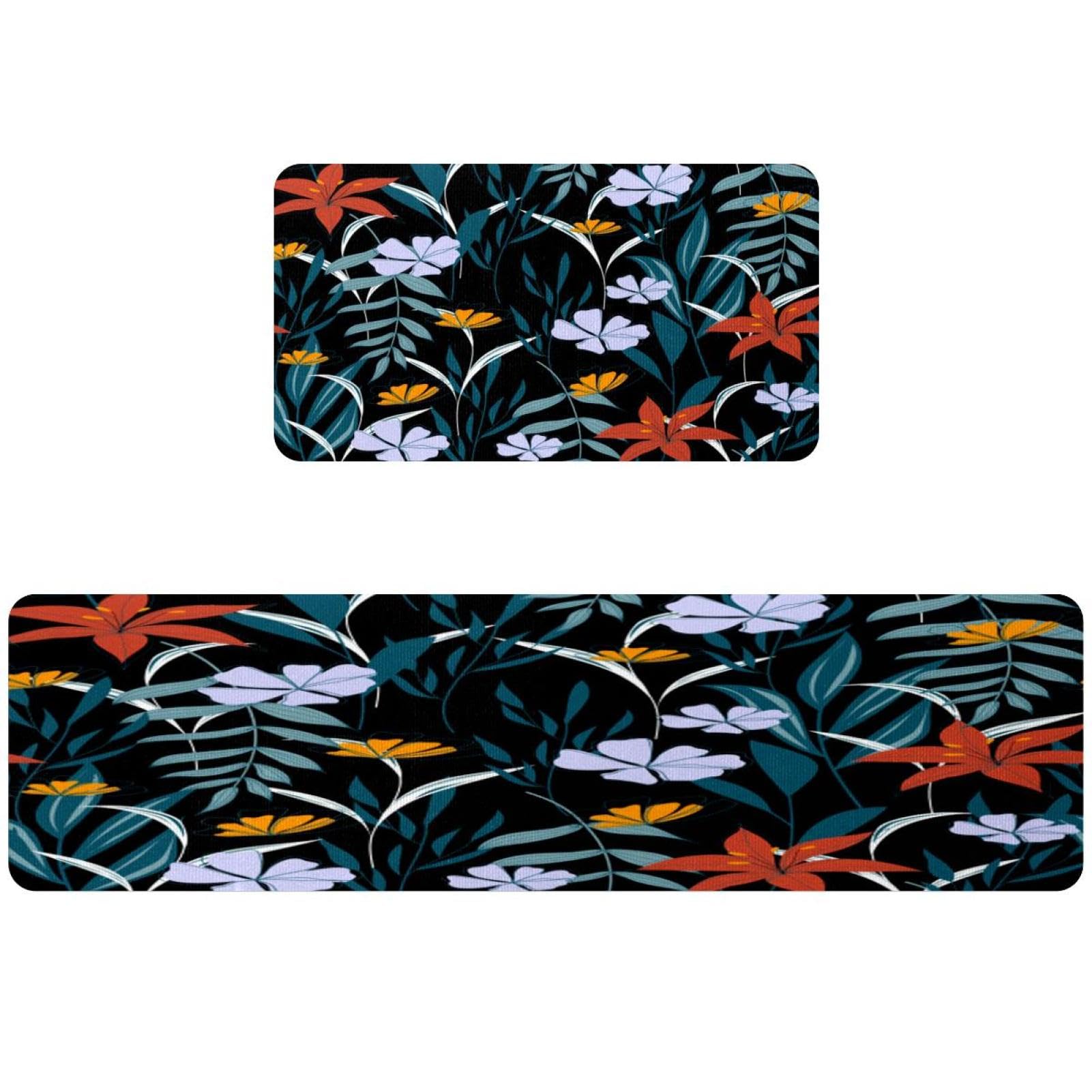 Tapis de cuisine lavables et ultra absorbants avec dossier antidérapant sécurisé
