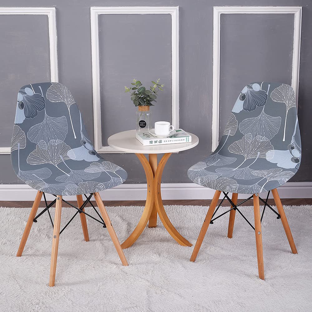 Fundas para Sillas Escandinavas Cubierta de Silla Escandinavo Cubre Sillas de Comedor 4 Piezas Baile de Flores