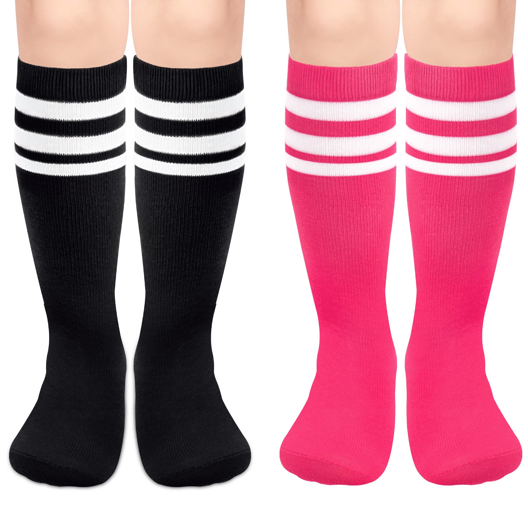 Olreco Toddler Soccer Socks Kids Baseball Socks Youth Softball Sock for Girls Boys Football Sock Boys Athletic Accessories
