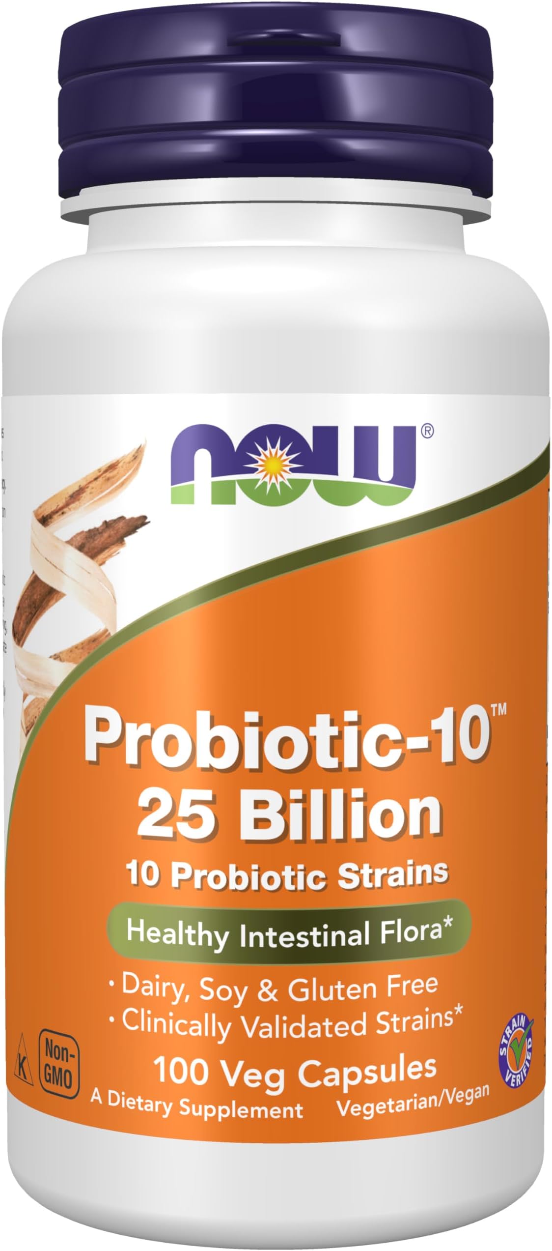 Now Foods Probiotic-10 25 Billion 100 Veg Capsules