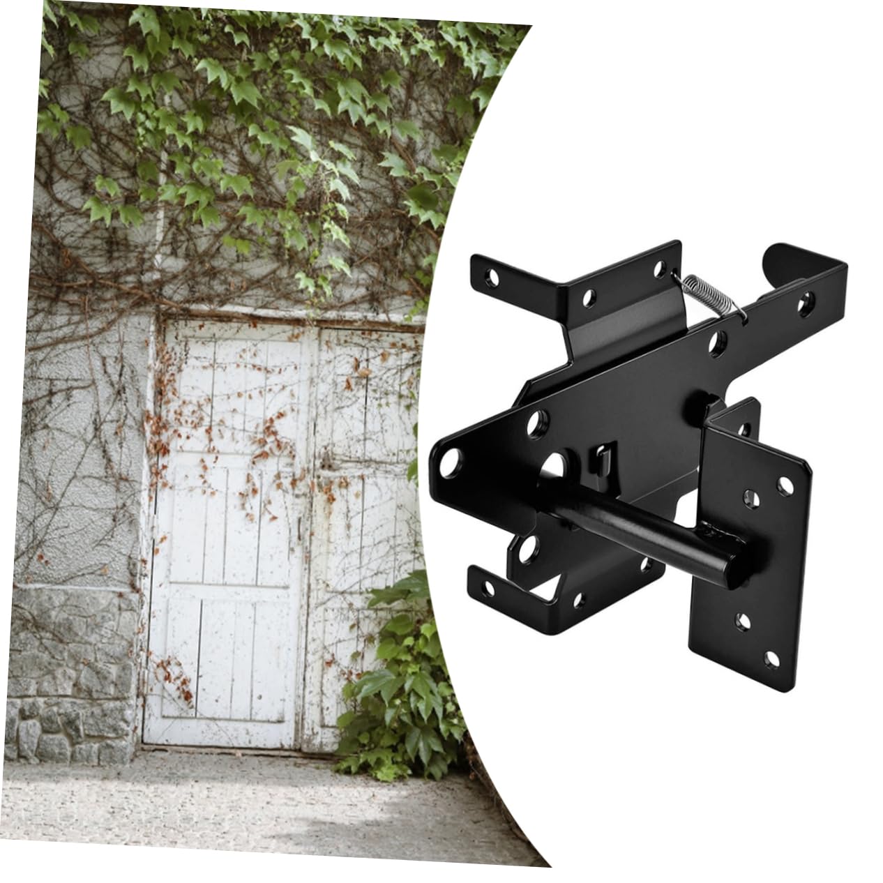 Loquet de Portail Lourd en Fer Autobloquant Verrouillage Automatique