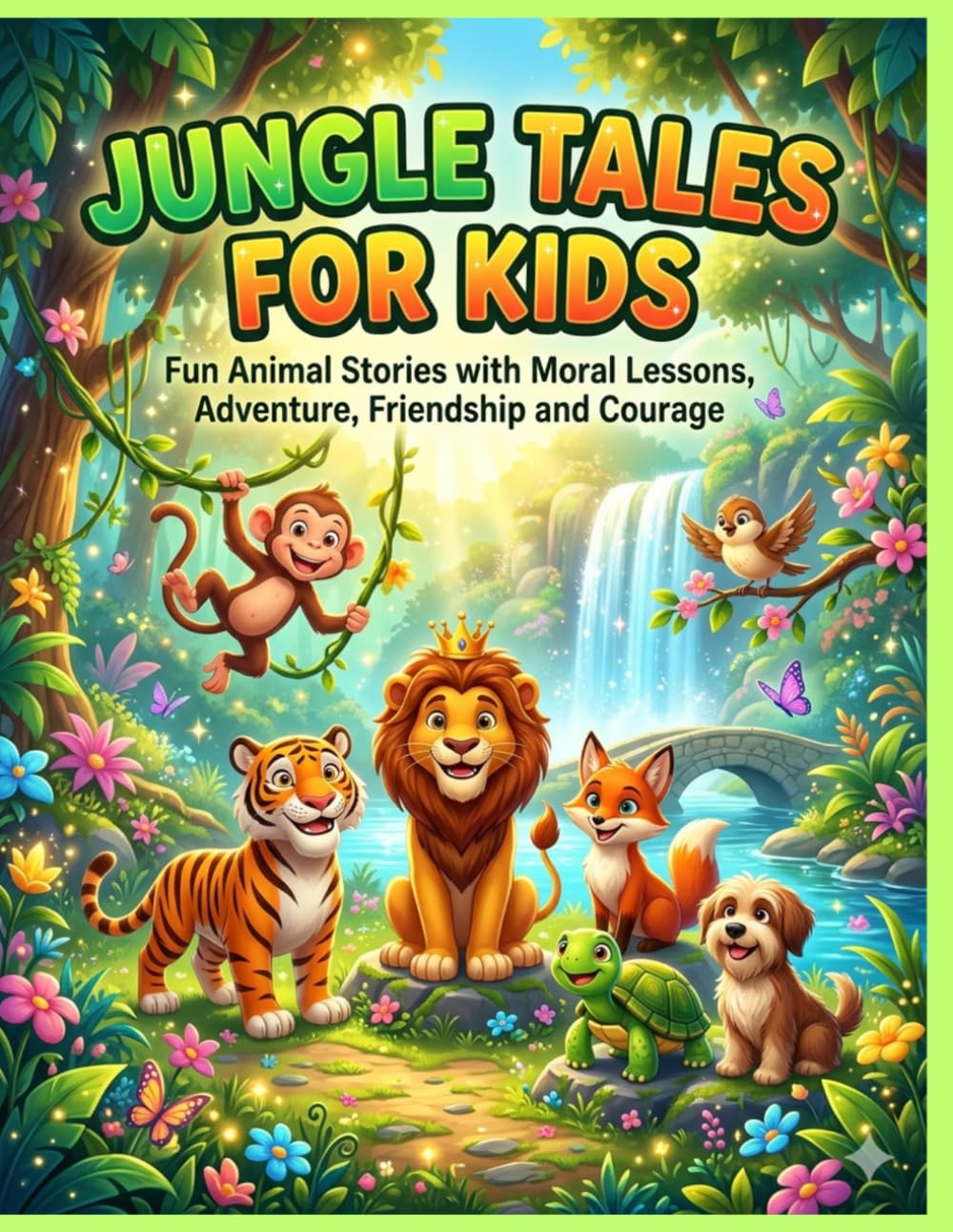 Adventures in the Jungle: Inspiring Animal Stories with Positive Values and Moral Lessons for Children