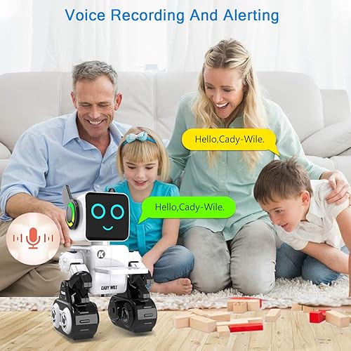 Miniatura 6 de Robot de juguete para niños, control remoto y programación inteligente, robot RC, adecuado para niños y más para música, bailar, hablar, jugar con