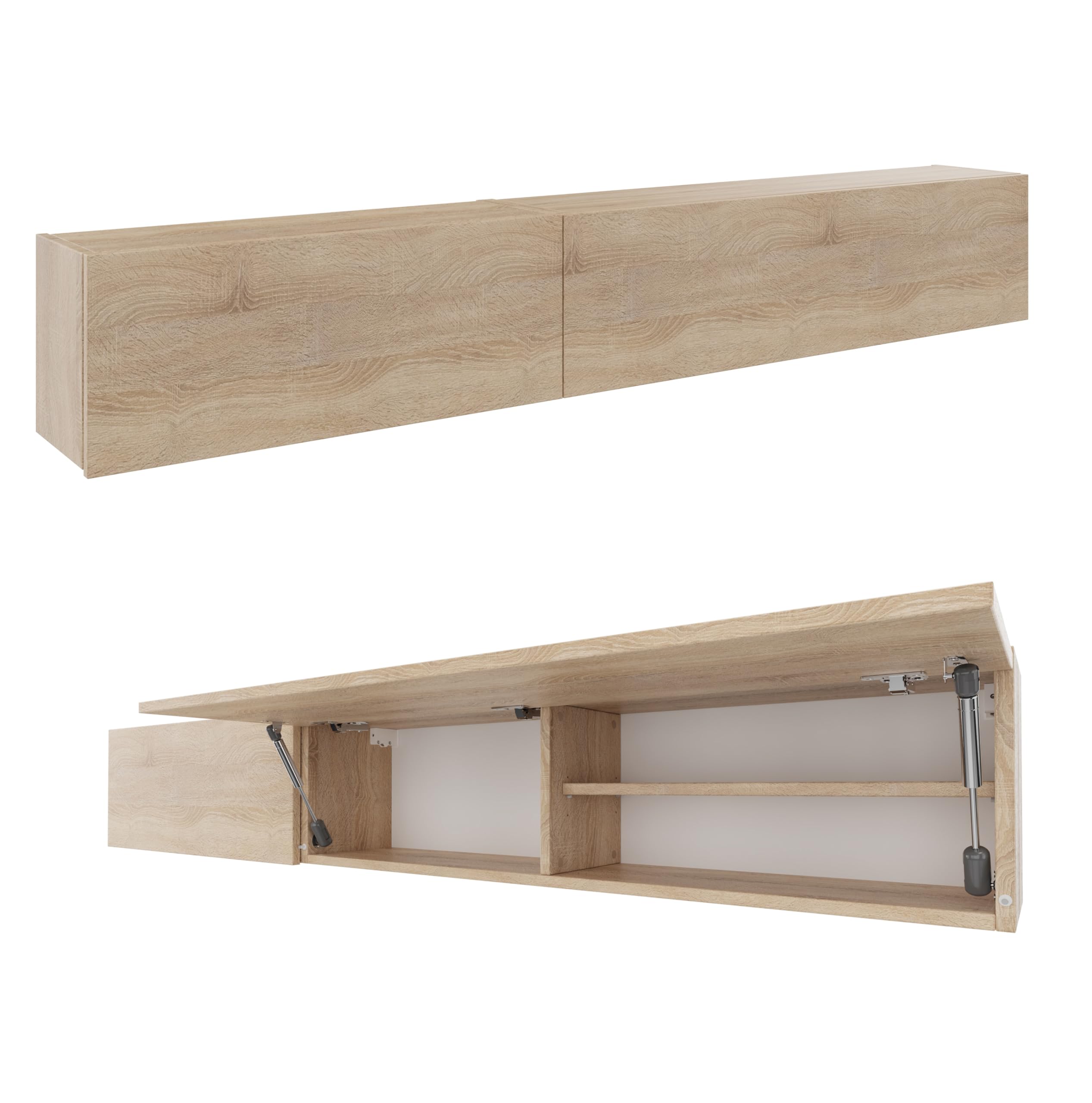 PLATAN ROOM - Armadietto Da Bagno 80/120/160/200/240 Di Larghezza, Mobile Da Bagno, Pensile Pieghevole (rovere Sonoma, 60 X 30 X 25