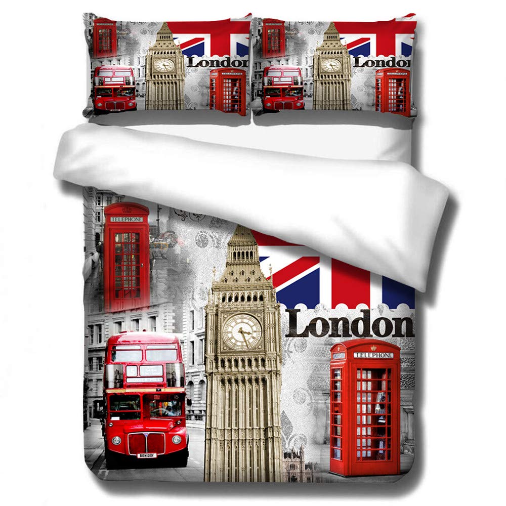 Housse de couette rétro Angleterre pour une ambiance déco londonienne