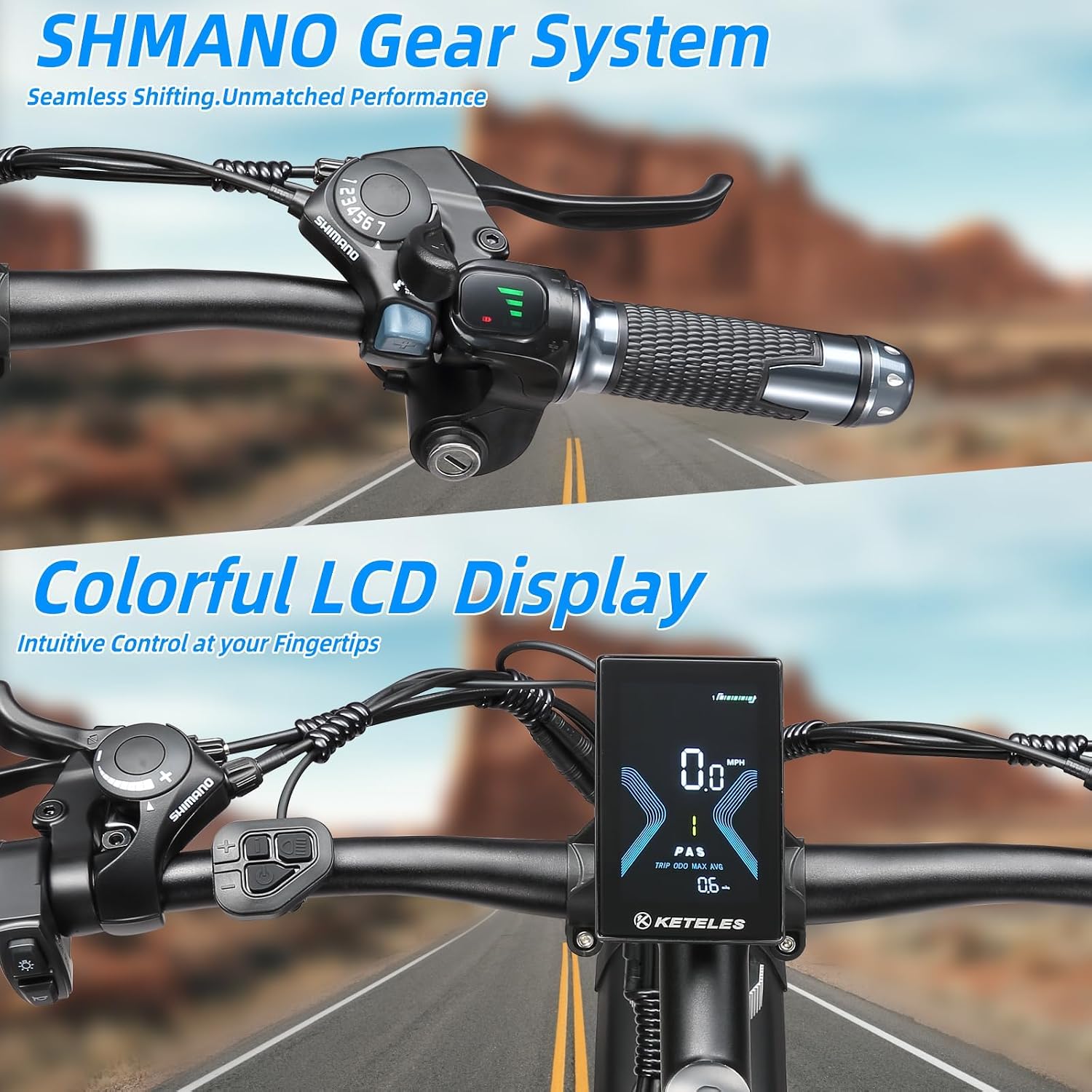 Electric Bike for Adults, 2000W Peak High Torque Motor, 48V 15Ah Removable Battery, 28MPH Max Speed, 26" Fat Tire, Dual Disc Brakes, Perfect for Mountain Hilly Commute & Outdoor Adventure