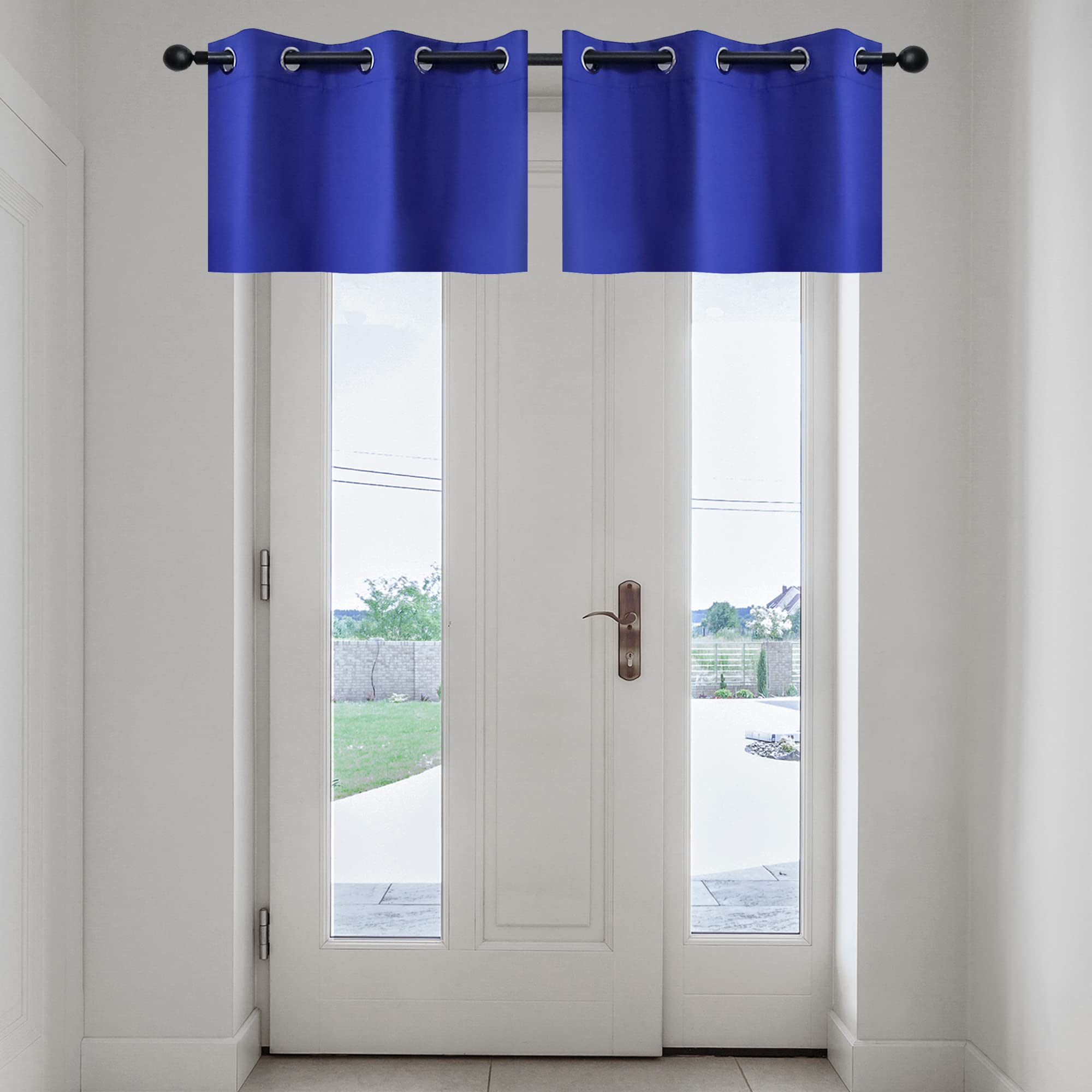 Cenefas de cocina YGO con aislamiento térmico azul real de 29x18 pulgadas, paneles dobles
