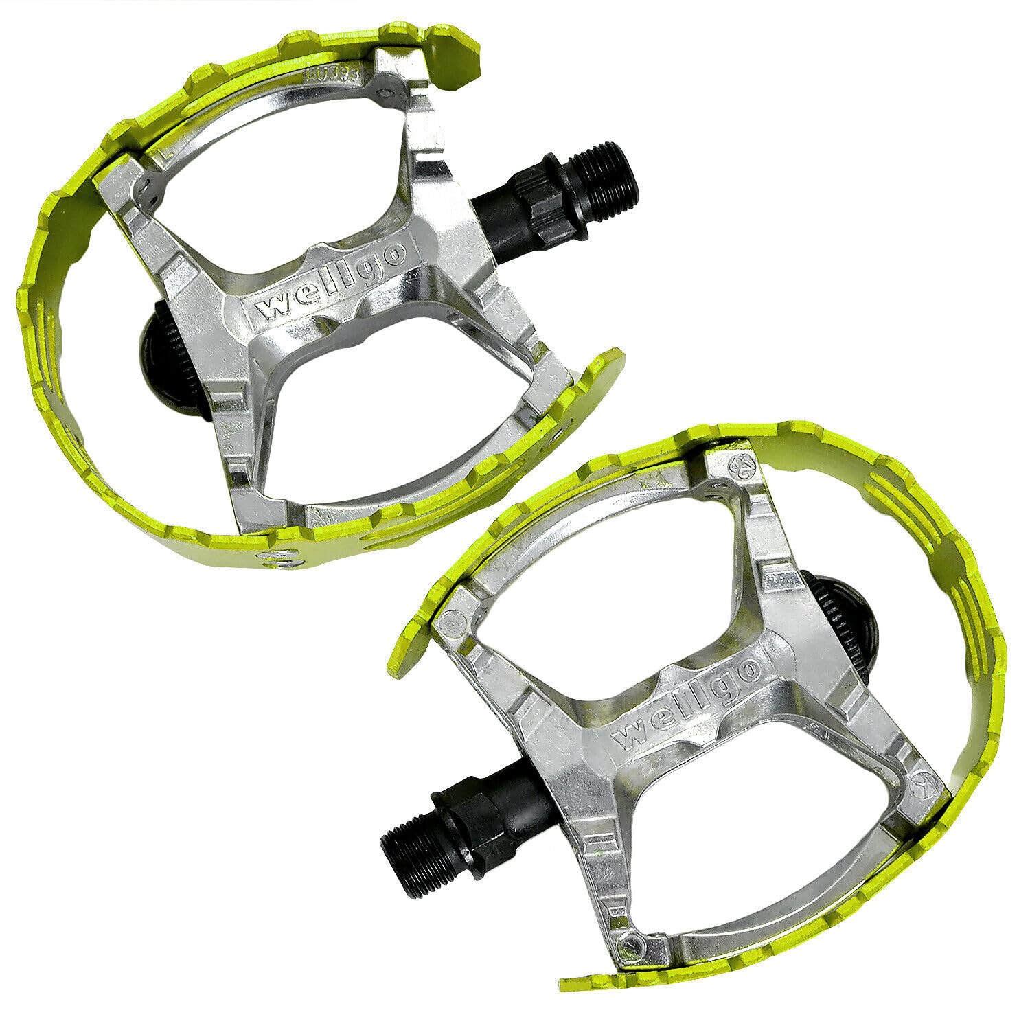 Wellgo LU-953 Bear Claw Platform Pedals: BMX / MTB - 9/16 - Red (NEW
