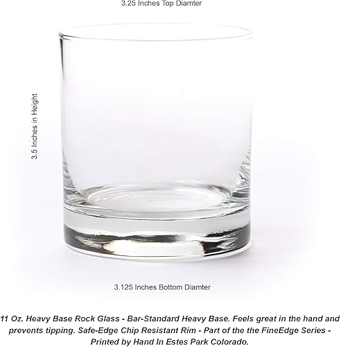 Miniatura 6 de Black Lantern - Vasos de whisky de pesca con mosca, juego de 2, vasos de 11 onzas para pescadores