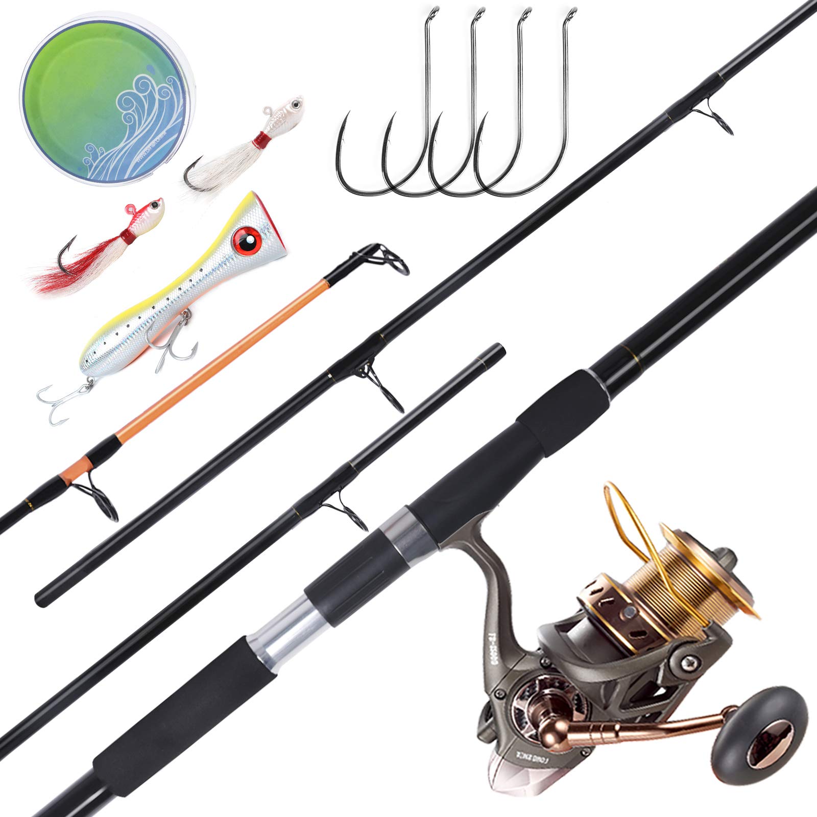 Buy Dr.Fish Surf Fishing Rod and Reel Combos Saltwater Fishing Combo