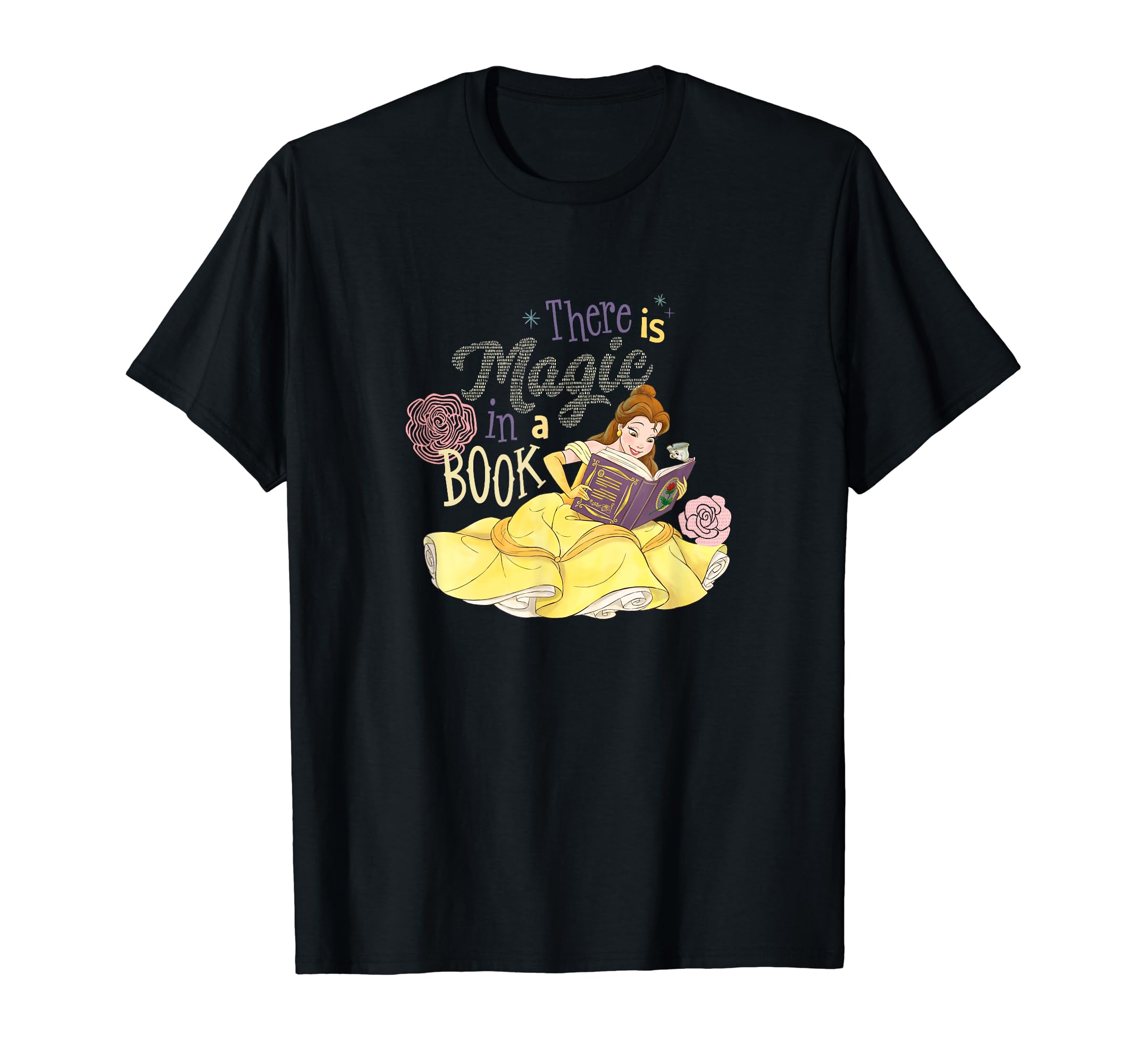 DisneyBeauty and the Beast Belle There Is Magic In A Book T-Shirt