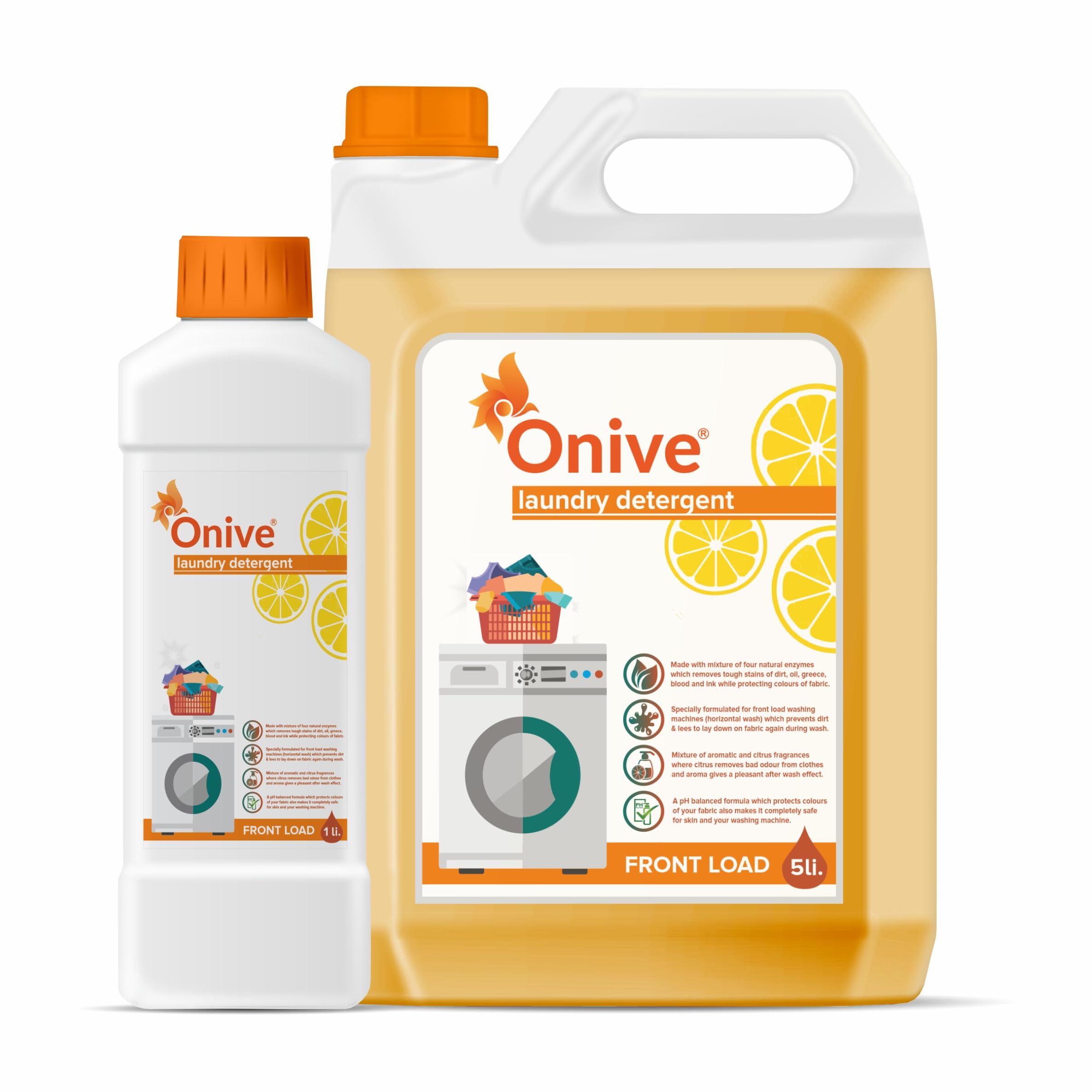 Onive Front Load Washing Machine Liquid Detergent 5 Litre + 1 Litre, High-Efficiency and Low Foam Laundry Detergent Liquid for Washing Machine - Offer Combo Pack (B0CK6YTHVT) Amazon Price History, Amazon Price Tracker