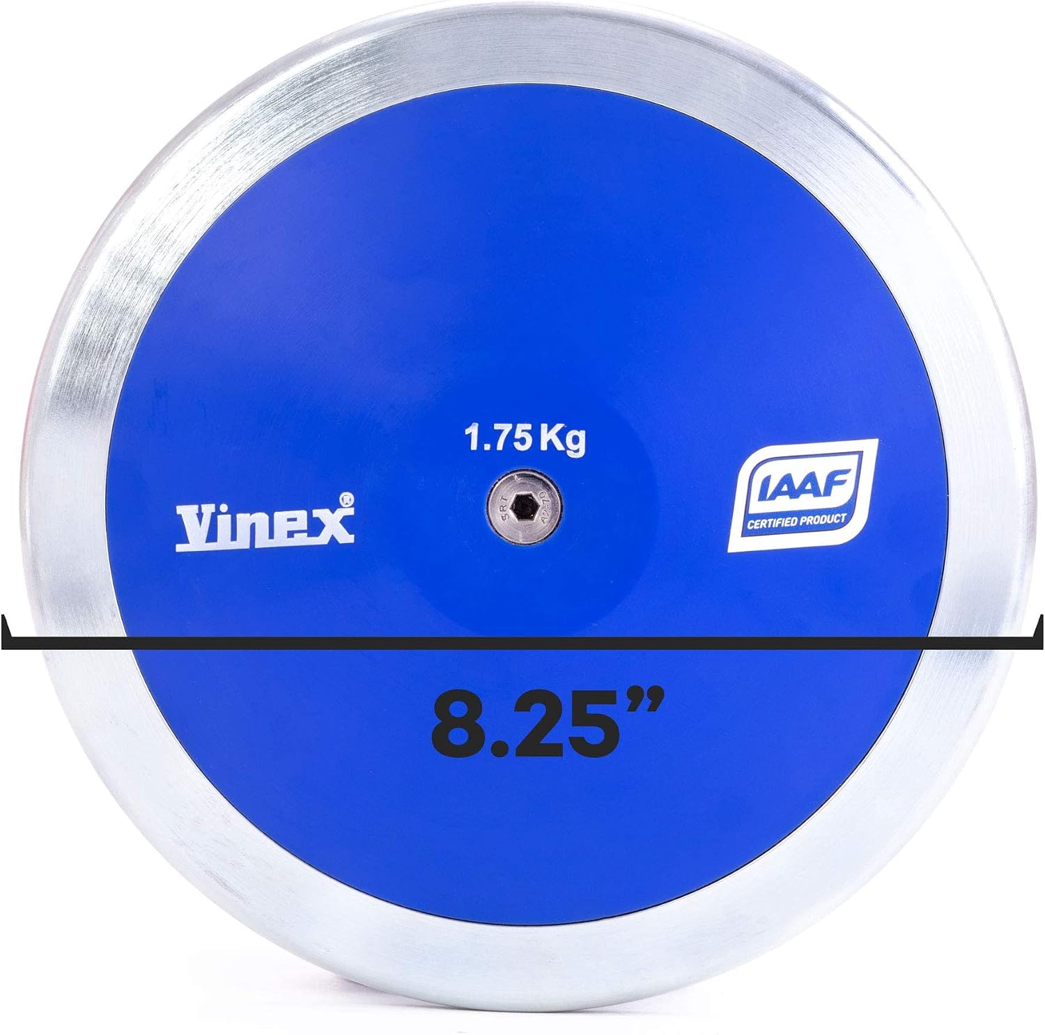 Crown Sporting Goods High Spin, Low Spin or Rubber Discus - Official Track & Field Throwing Discus for High School & College Throwers, High Spin - Outdoor Competition & Practice Discus