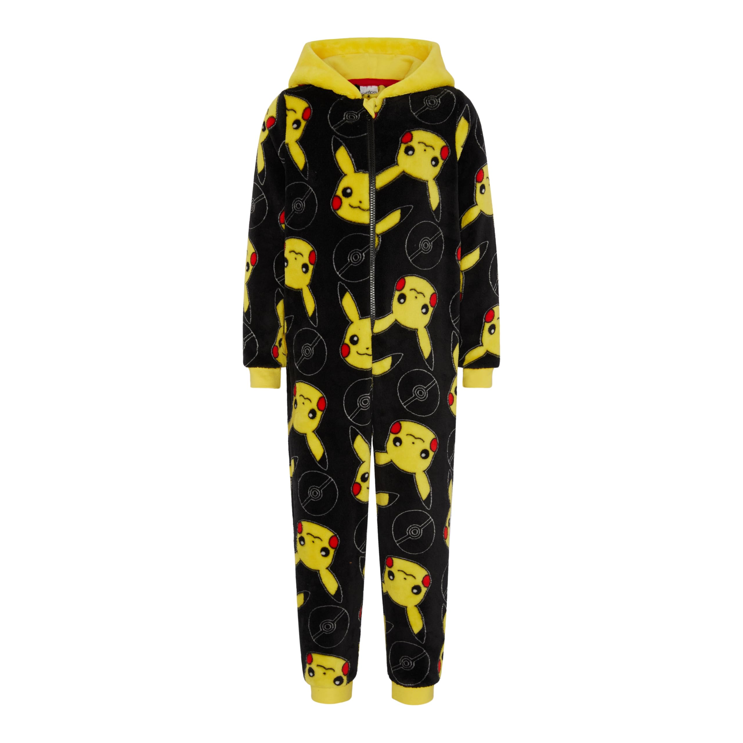 Pokémon Mono con Capucha para niños o niñas, Pijama Todo en uno, Pikachu, Charmander, Gengar, Squirtle, Snorlax o Eevee, Edad de 3 a 12 años