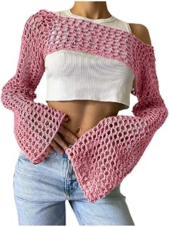 2025 - "Seductor suéter de cuello redondo en color sólido con vaina hueca y mangas largas para mujer vestido de festival
