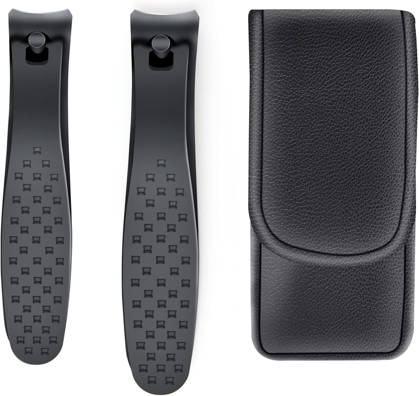 2pcs Nail clippers set  Leather Case