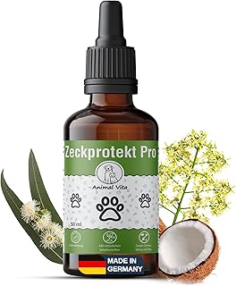 Animal Vita® Spot On for Dogs [Yearly Supply] Tick Repellent for Dogs, Reliable Tick Protection with Organic Coconut Oil and Margosa, Natural Spot On Against Ticks, Mites and Fleas product image