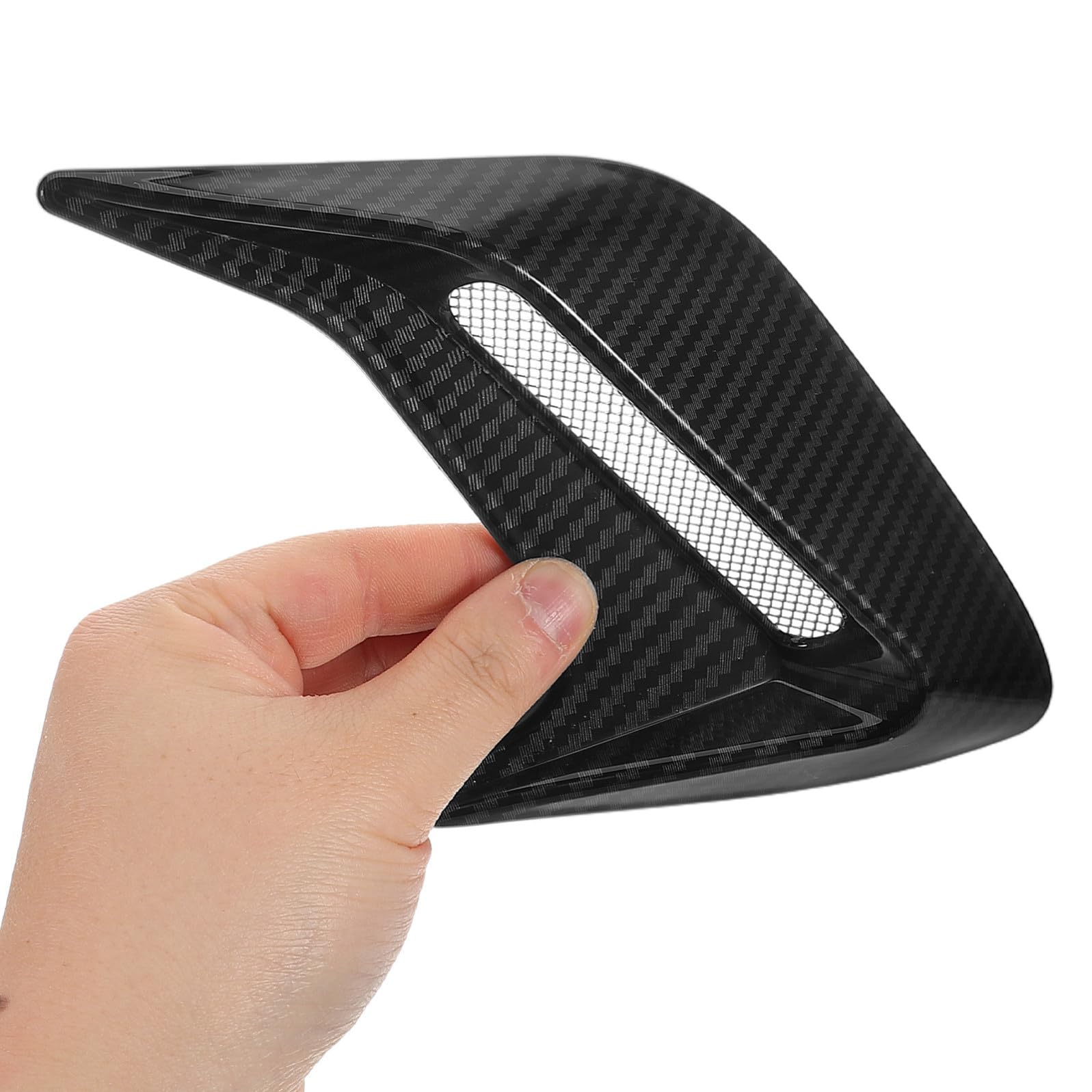 Presa d Aria Laterale per Auto Nero in Abs Decorazione Cofano Ventilazione Auto Modifica Esterni Design Realistico e Stile Unico