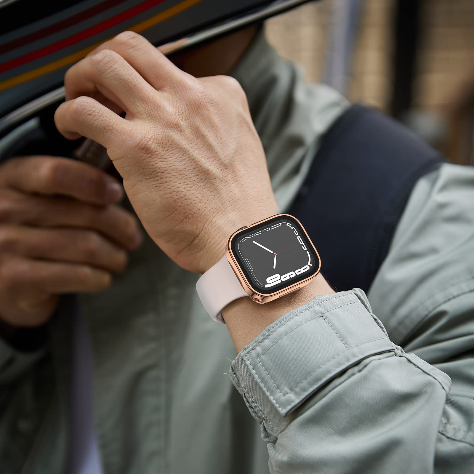 Amazon.co.jp: 【2 in 1 全面保護】Apple Watch 用 防水ケース 41mm 
