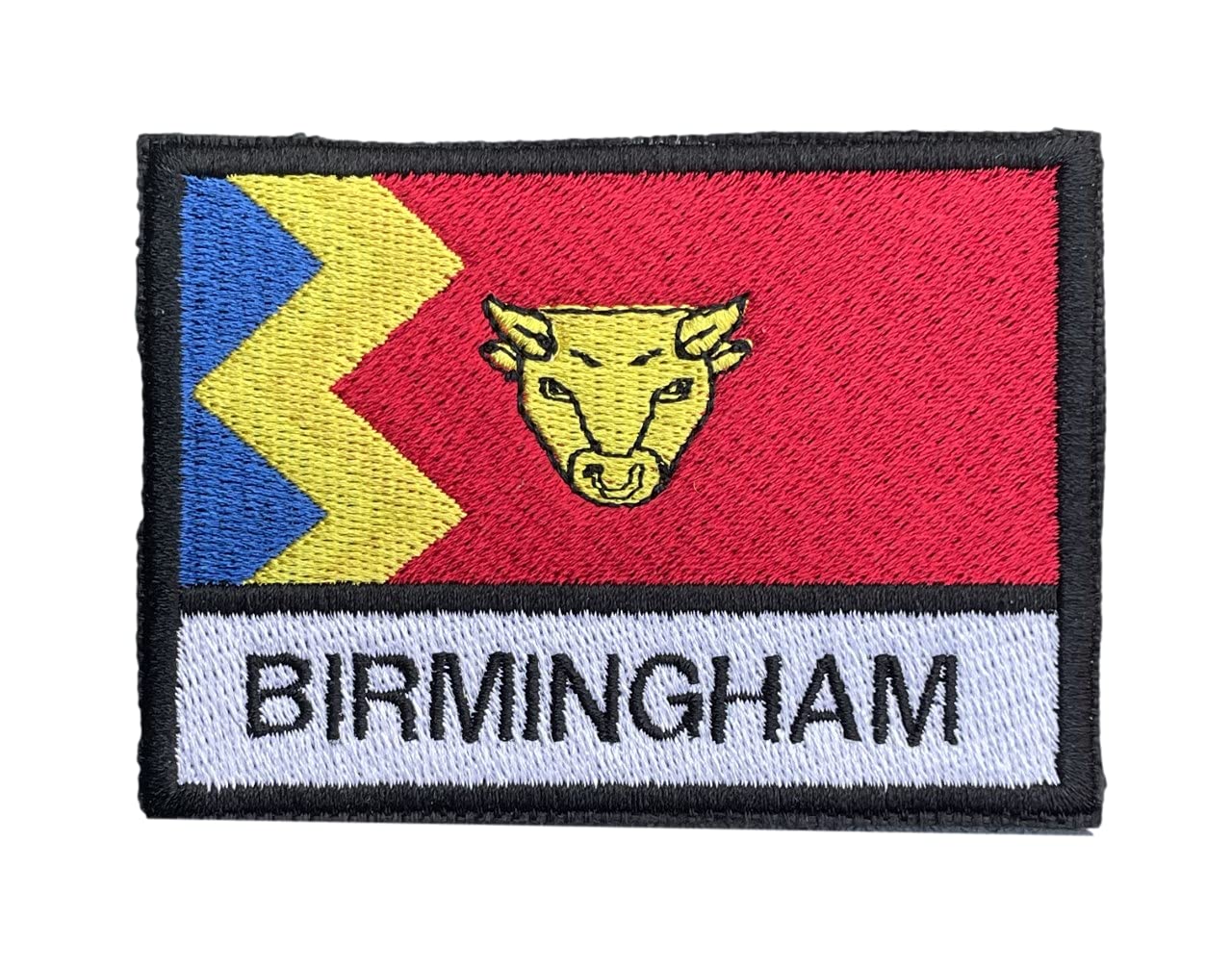 Smartbadge® Birmingham Embroidered Sew or Iron on Patch (A)