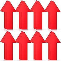 Vista 7 de 40 calcomanías de flecha de 8 pulgadas, adhesivo extraíble, letrero direccional para piso, impermeable, marca de flecha, instrucciones de carretera