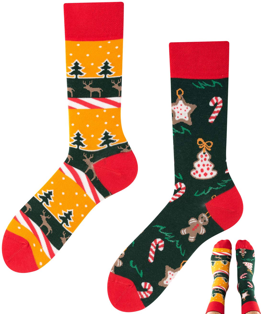 TODO Colours Lustige Socken mit Motiv - Mehrfarbige, Bunte, Verrückte für die Lebensfreude