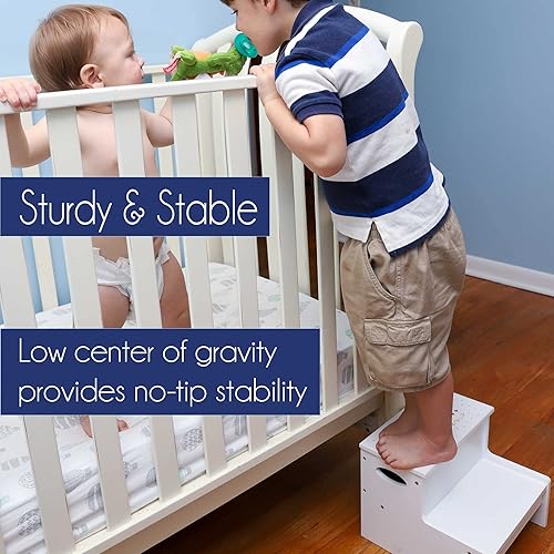 Miniatura 4 de Taburete de almacenamiento personalizado Boho Rainbow White Pastel